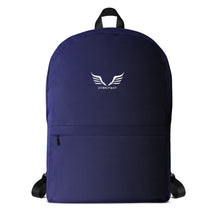Debiutant Edge Indigo water-resistant unisex backpack