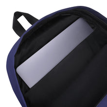 Debiutant Edge Indigo water-resistant unisex backpack