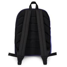 Debiutant Edge Indigo water-resistant unisex backpack