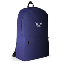 Debiutant Edge Indigo water-resistant unisex backpack